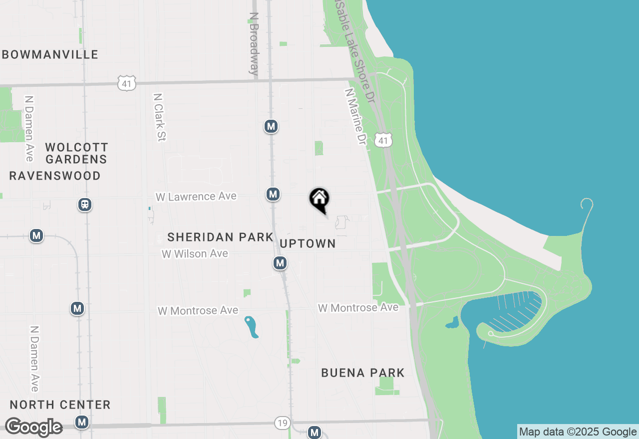 Map of 950 W Leland Avenue #509, Chicago, IL 60640