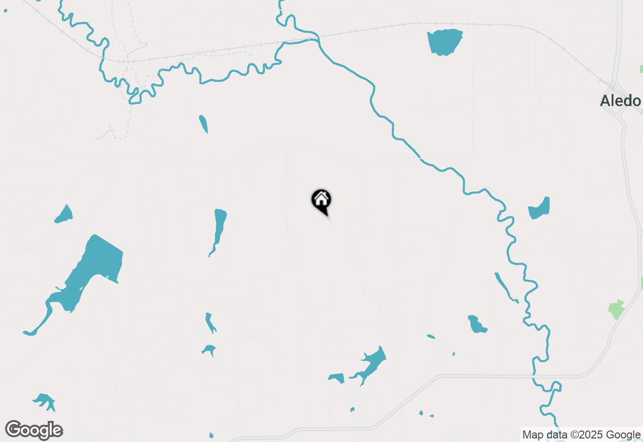 Map of 2025 Rancho Ladera Road, Aledo, TX 76008