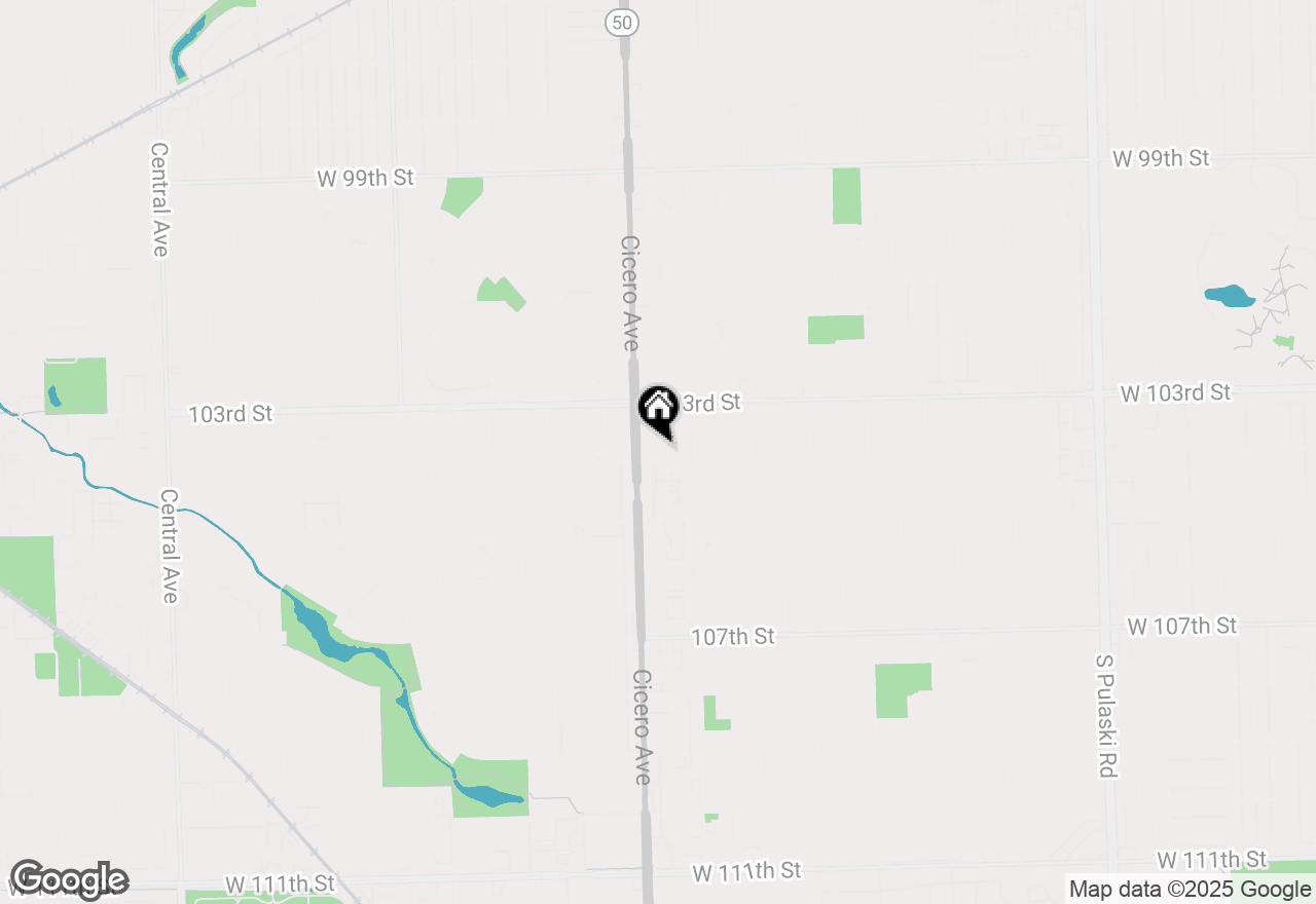 Map of 10336 S Keating Avenue #102, Oak Lawn, IL 60453