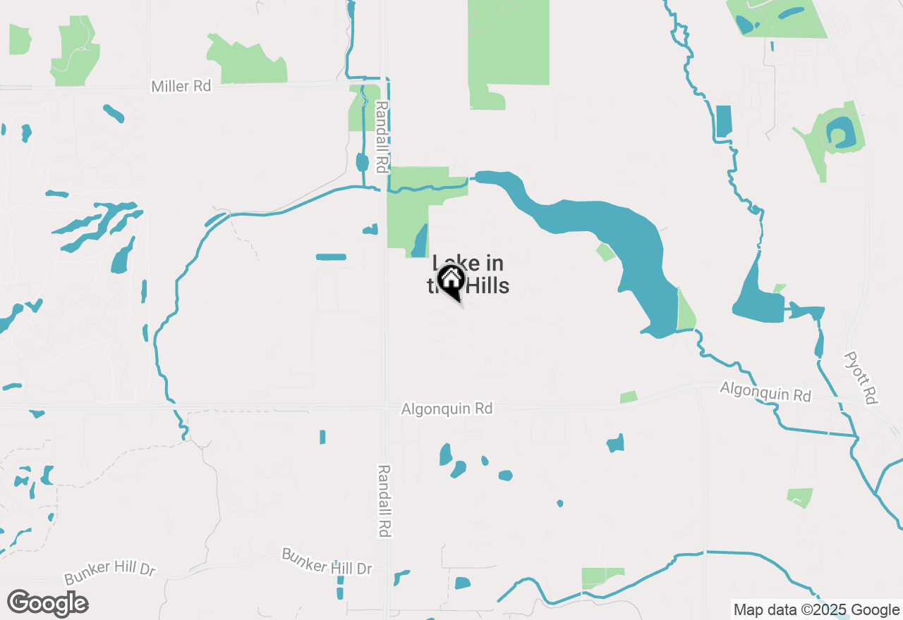 Map of 212 Village Creek Drive, Lake In The Hills, IL 60156