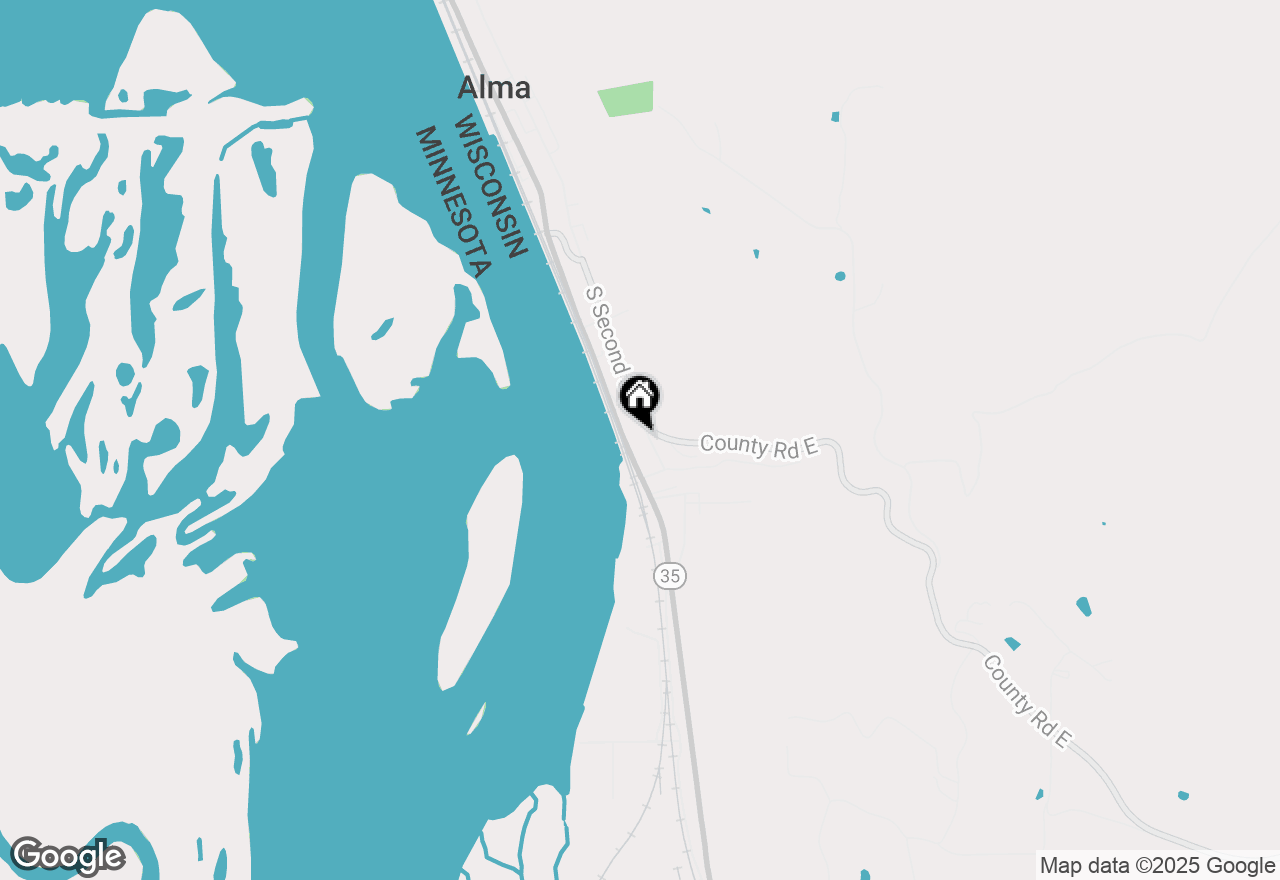 Map of 100 E Water St, Alma, WI 54610