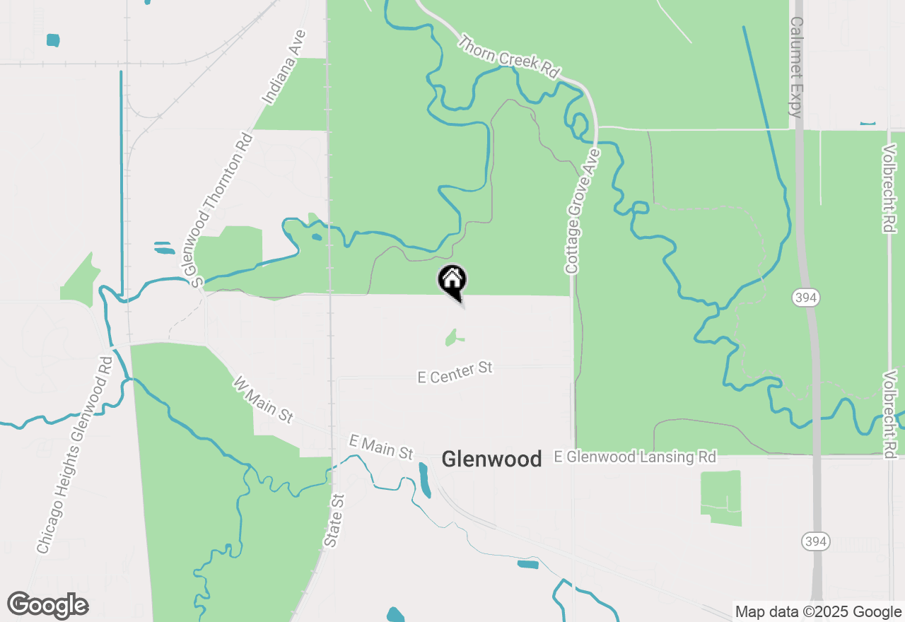 Map of 250 E Maple Drive, Glenwood, IL 60425