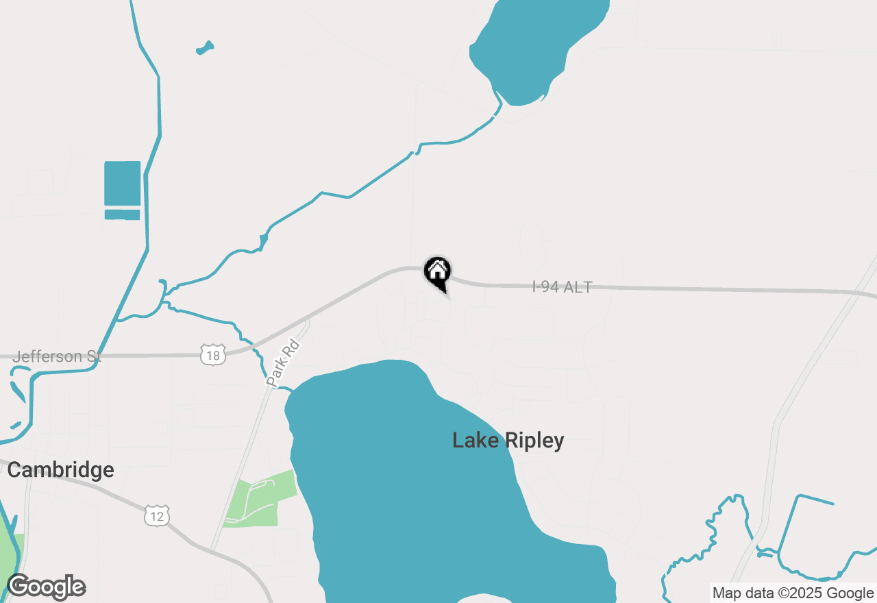 Map of W9350 Oakland Road, Cambridge, WI 53523