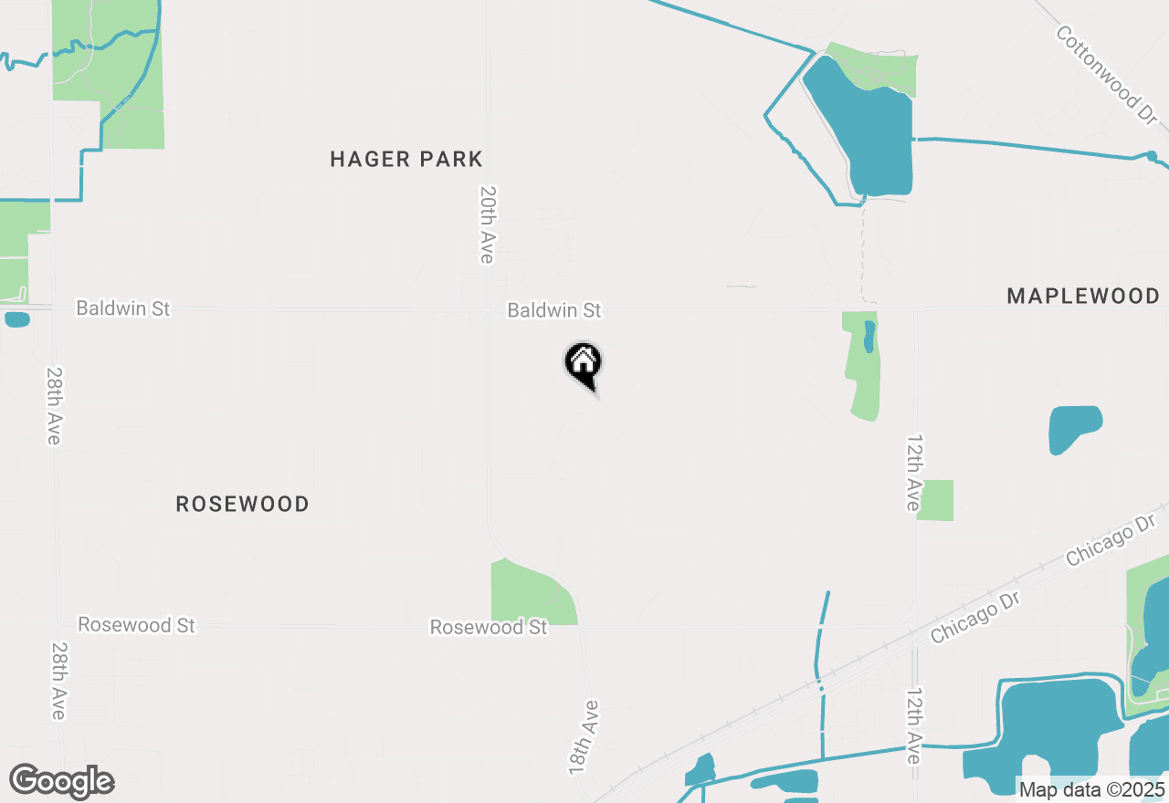 Map of 7405 Pine Grove Drive, Jenison, MI 49428