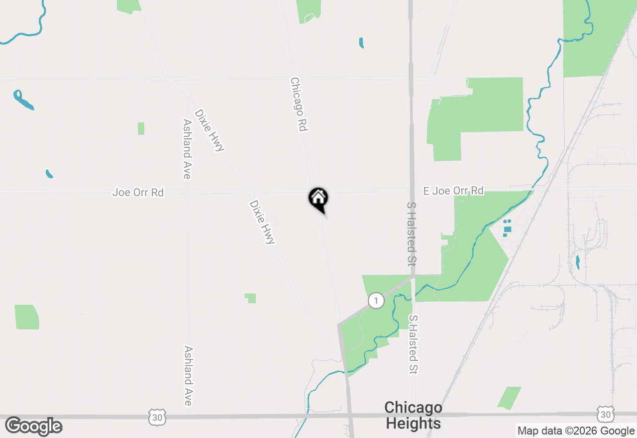 Map of 646 Chicago Road, Chicago Heights, IL 60411
