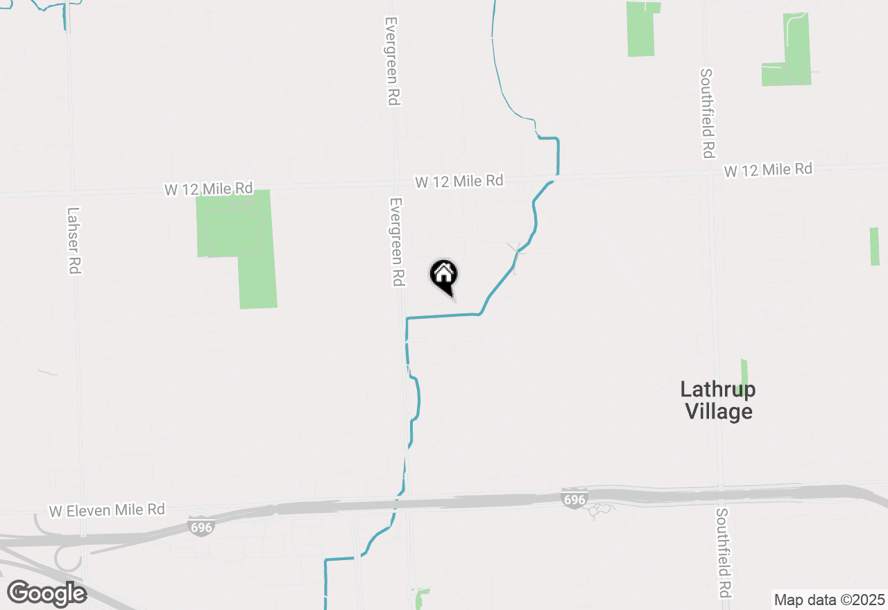 Map of 19730 Villa Drive S, Southfield, MI 48076