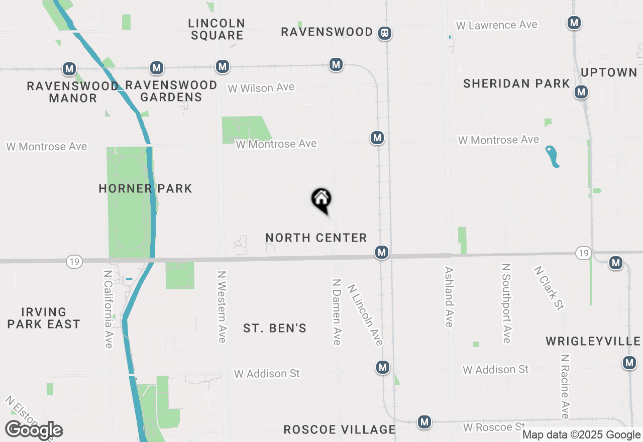 Map of 4115 N Lincoln Avenue #4S, Chicago, IL 60618