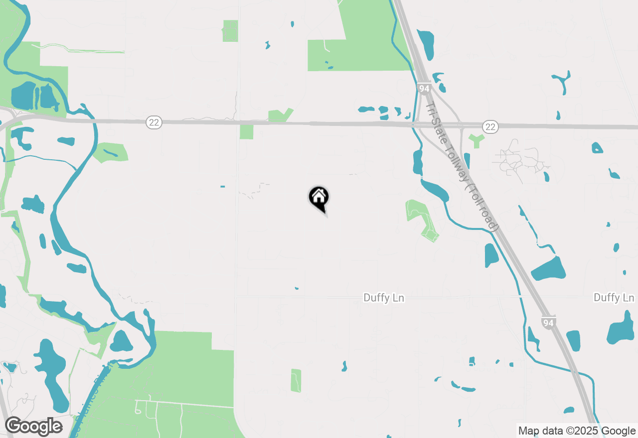 Map of 4 Regent Lane, Lincolnshire, IL 60069