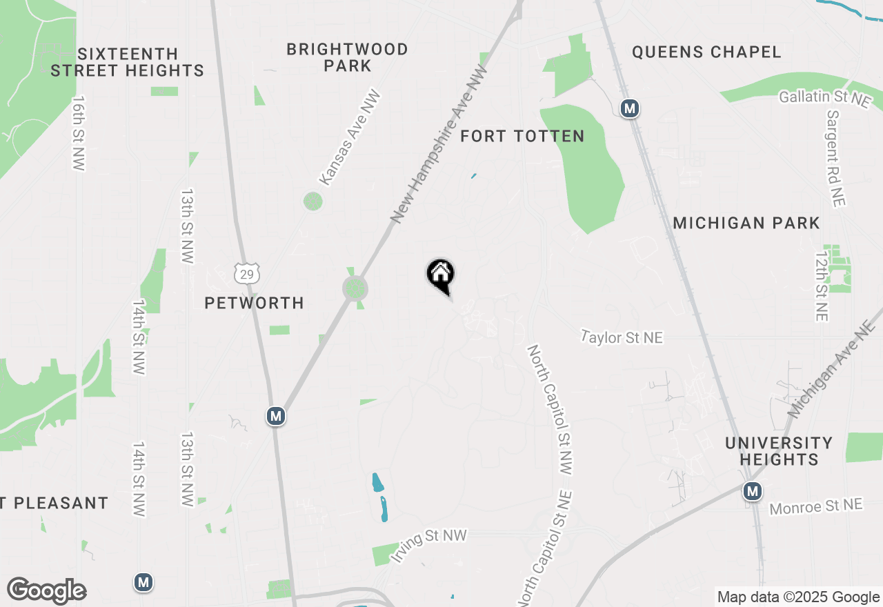 Map of 203 Upshur Street Nw, Washington, DC 20011