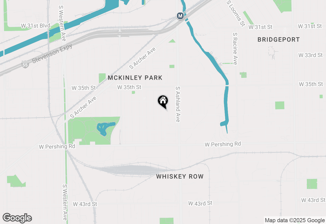 Map of 3648 S Paulina Street, Chicago, IL 60609