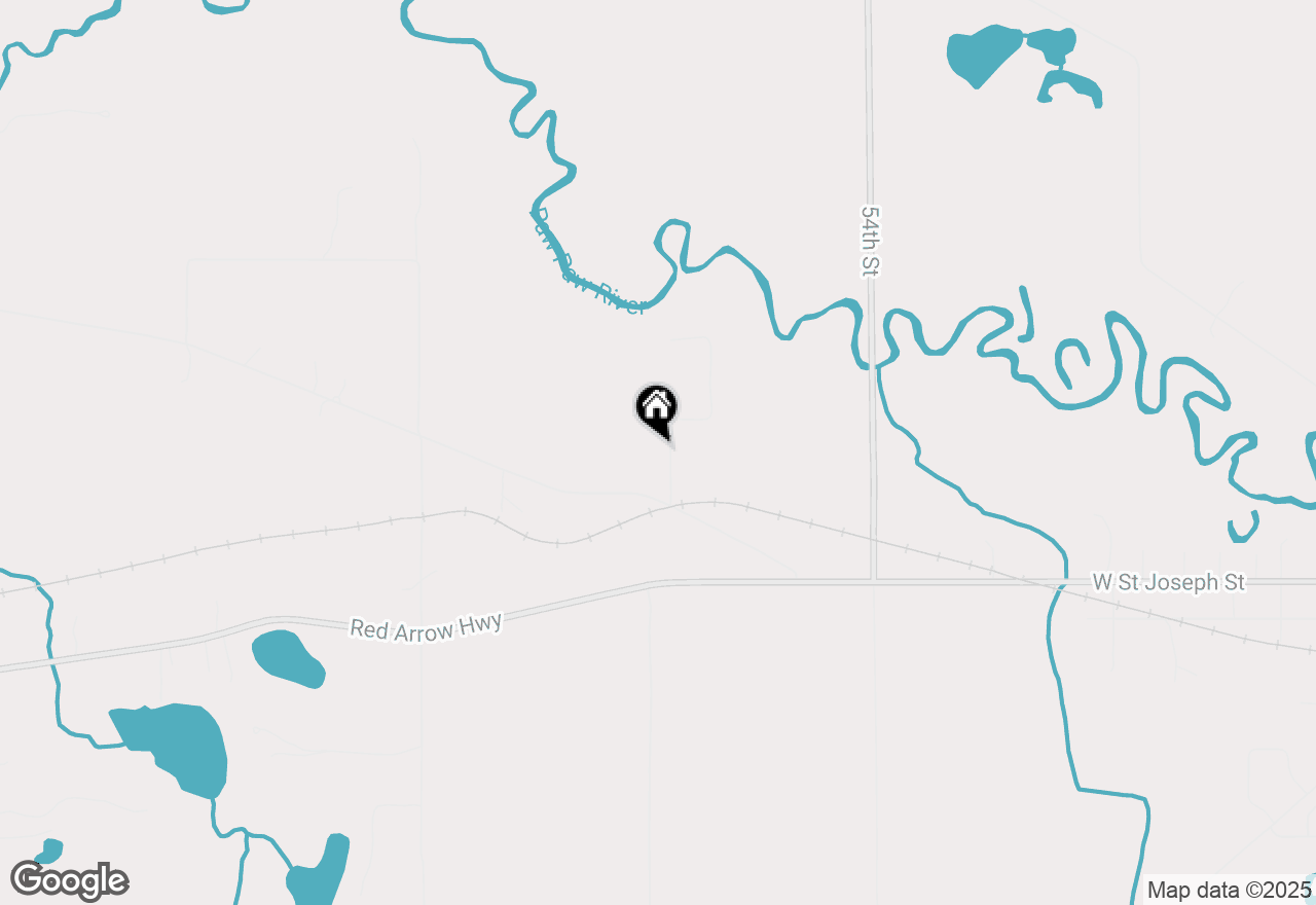 Map of 54942 Butcher Road, Lawrence, MI 49064