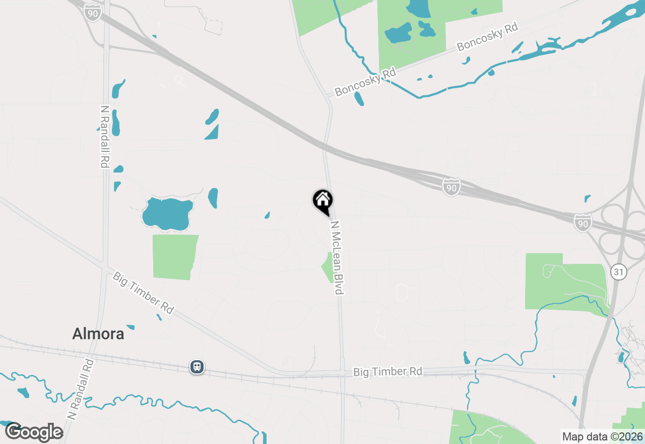 Map of 14 Devonshire Circle, Elgin, IL 60123