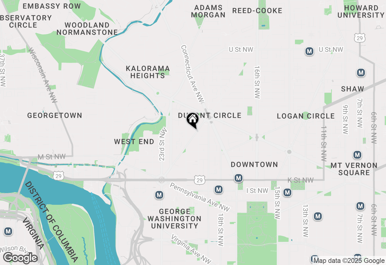 Map of 1316 New Hampshire Avenue Nw #503, Washington, DC 20036