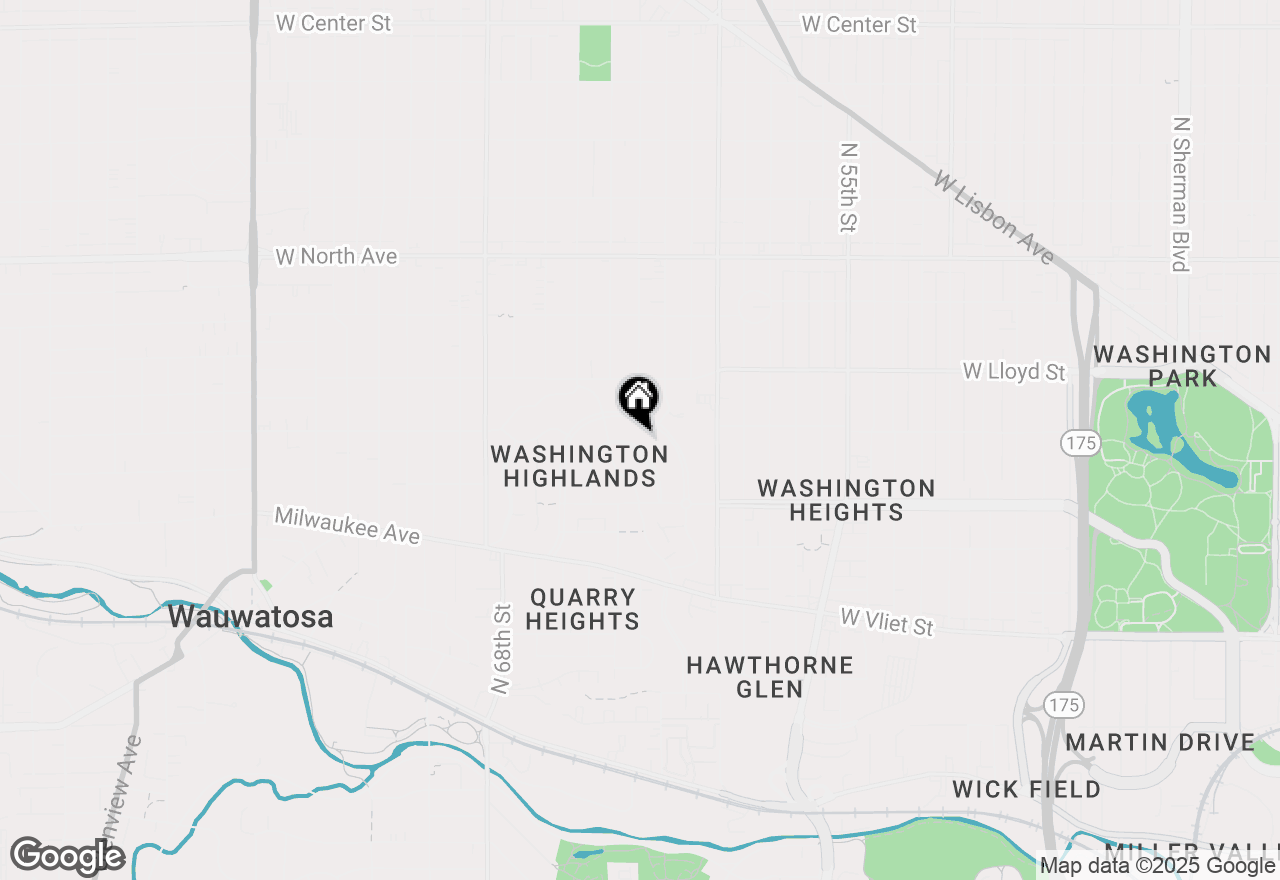 Map of 6304 Upper Pkwy N, Wauwatosa, WI 53213