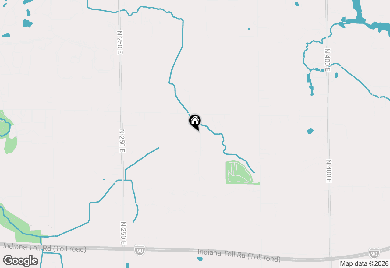 Map of 1036 Country Creek Lane, Chesterton, IN 46304