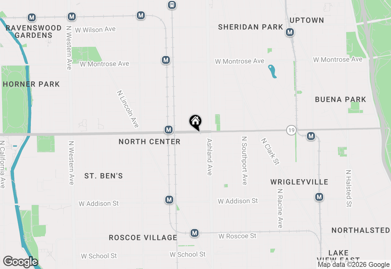Map of 1655 W Irving Park Road #1R, Chicago, IL 60613