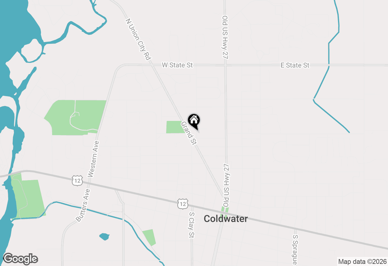 Map of 264 Grand Street, Coldwater, MI 49036