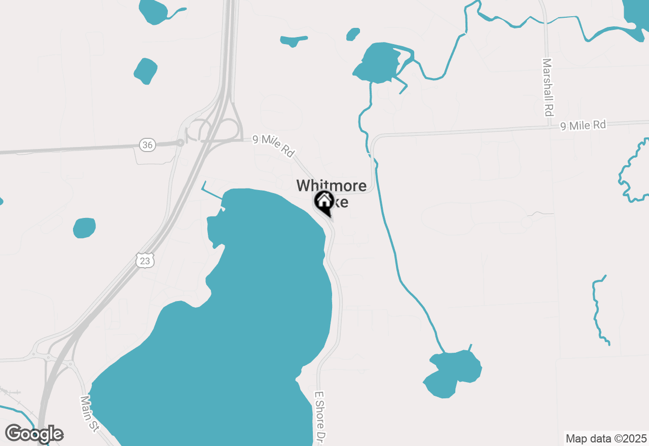 Map of 11346 E Shore Drive, Whitmore Lake, MI 48189