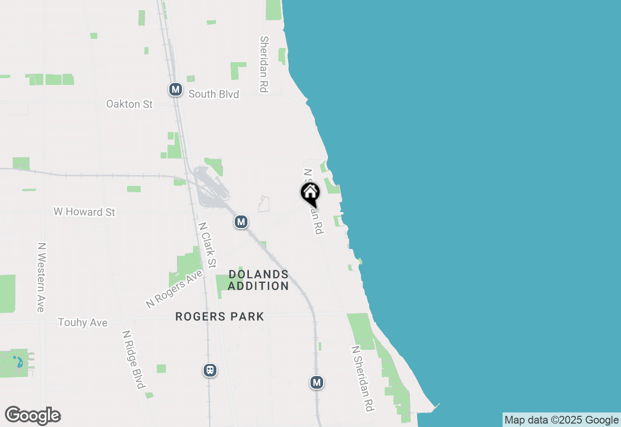 Map of 7600 N Sheridan Road #105, Chicago, IL 60626