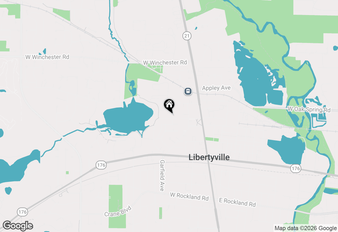 Map of 505 Lange Court, Libertyville, IL 60048