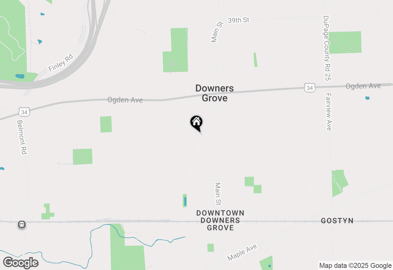 Map of 4520 Prince Street, Downers Grove, IL 60515