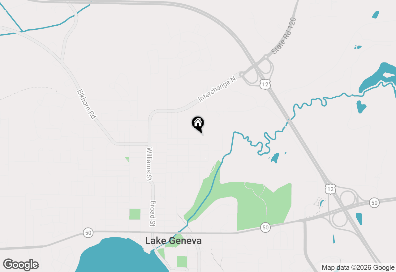 Map of 401 Spring St, Lake Geneva, WI 53147