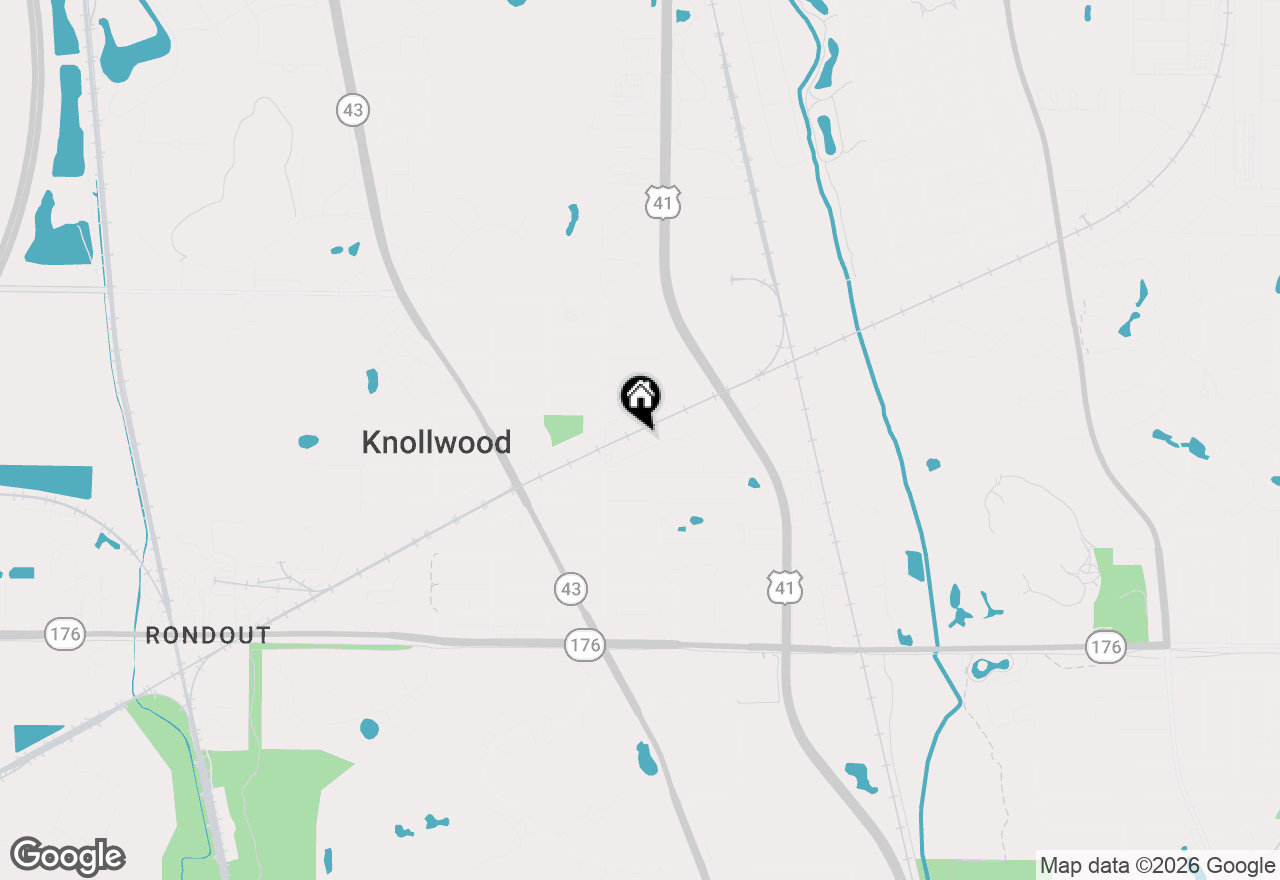 Map of 709 Jenkisson Avenue, Lake Bluff, IL 60044
