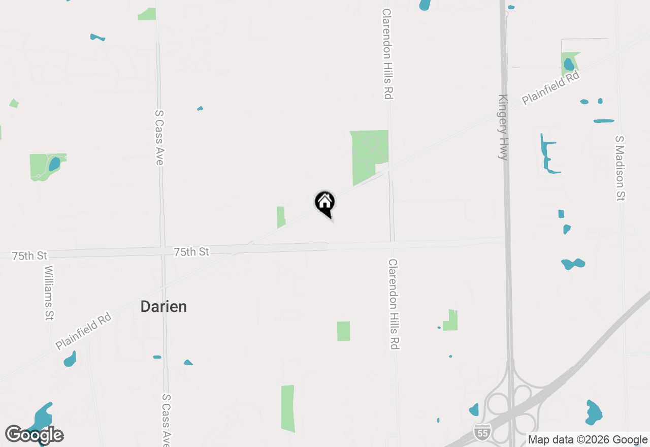 Map of 7413 Brookdale Drive #212, Darien, IL 60561