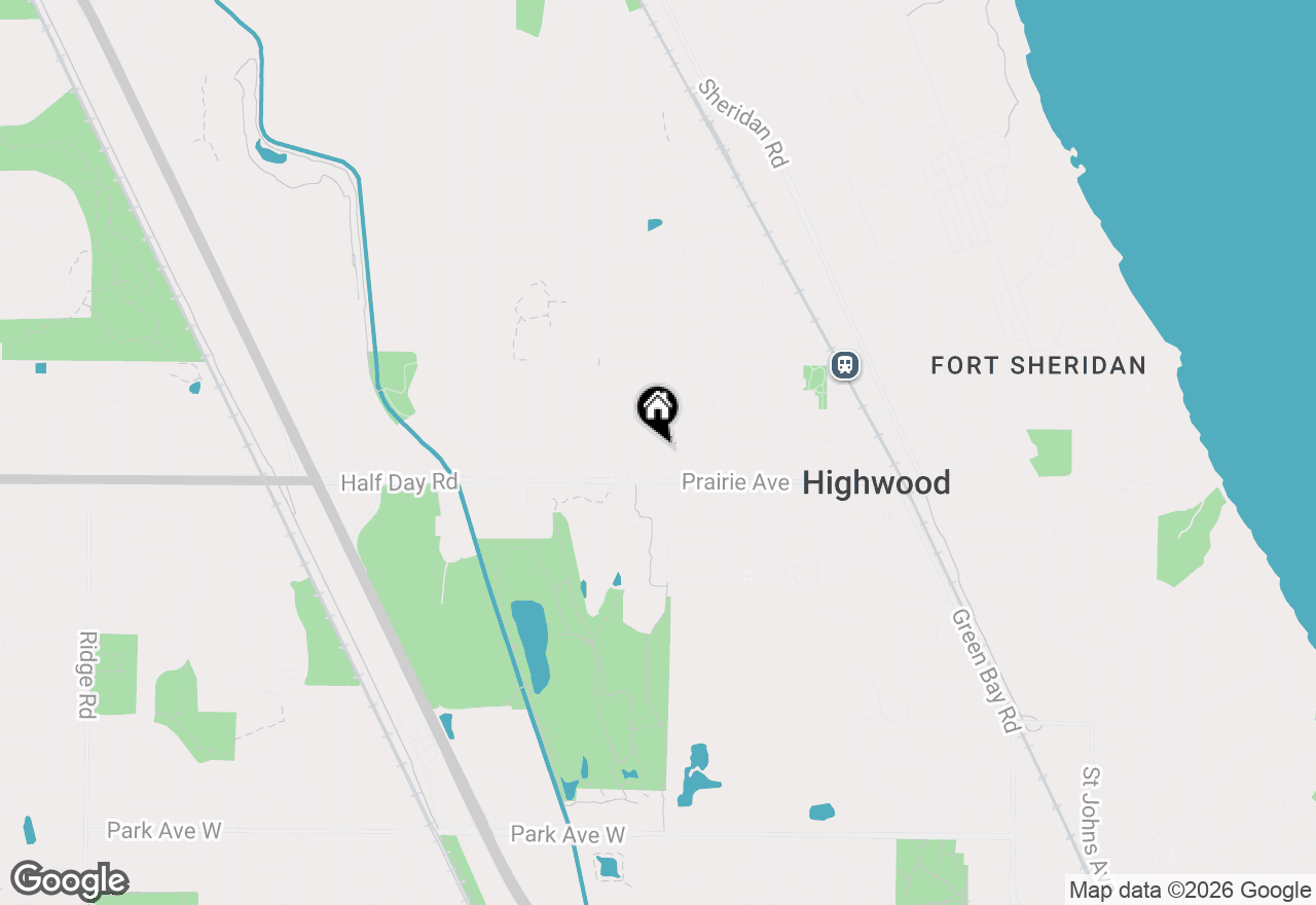Map of 2648 Western Avenue, Highland Park, IL 60035