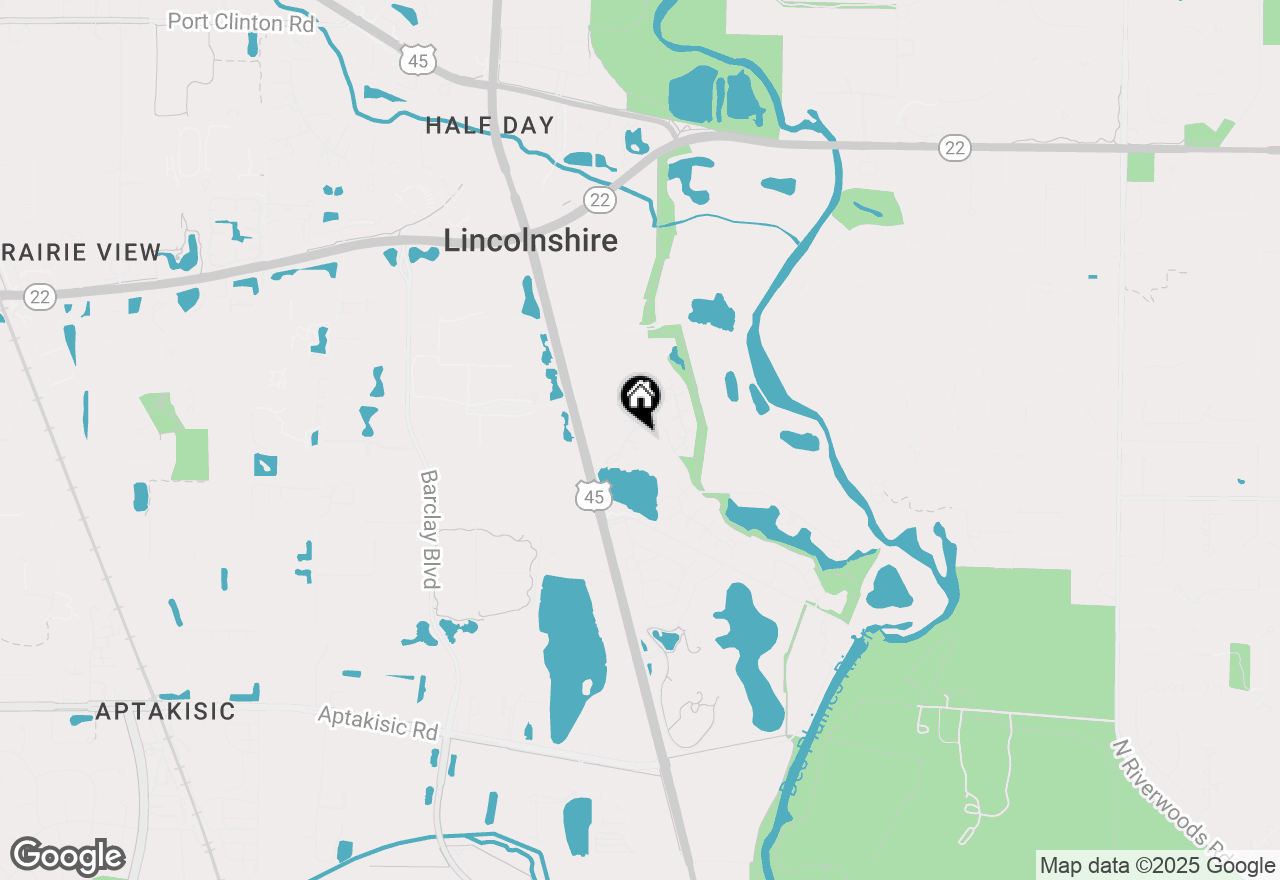 Map of 207 Rivershire Lane #305, Lincolnshire, IL 60069