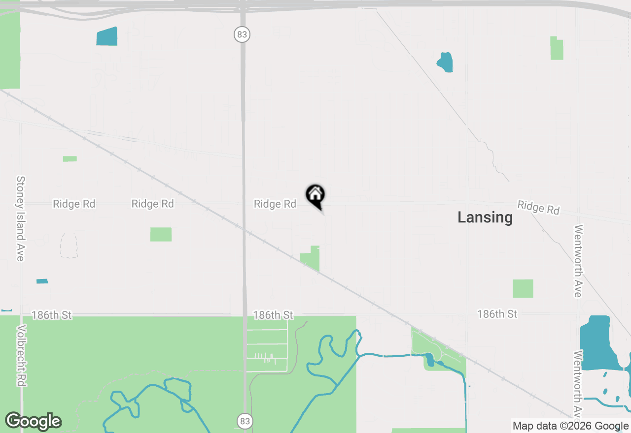 Map of 2625 Ridge Road, Lansing, IL 60438