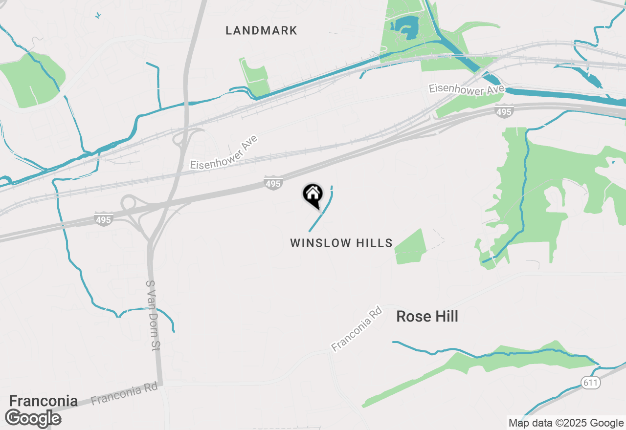 Map of 5617 James Gunnell Lane, Alexandria, VA 22310