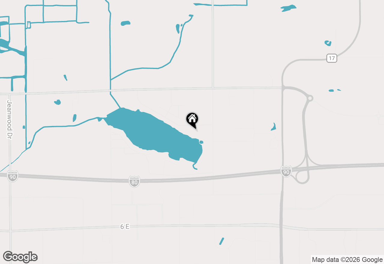 Map of 22618 Lake Shore Drive, Elkhart, IN 46514