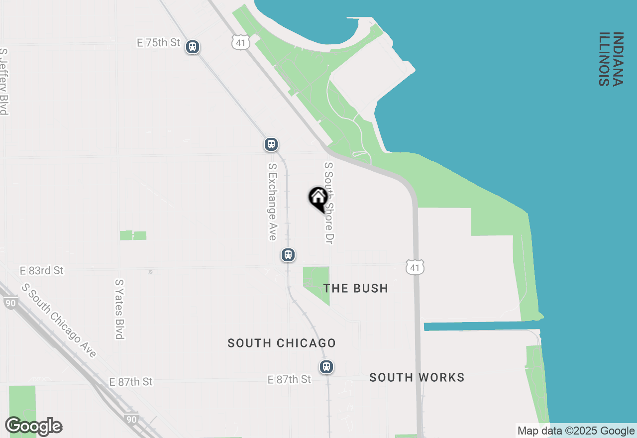 Map of 8121 S Coles Avenue, Chicago, IL 60617