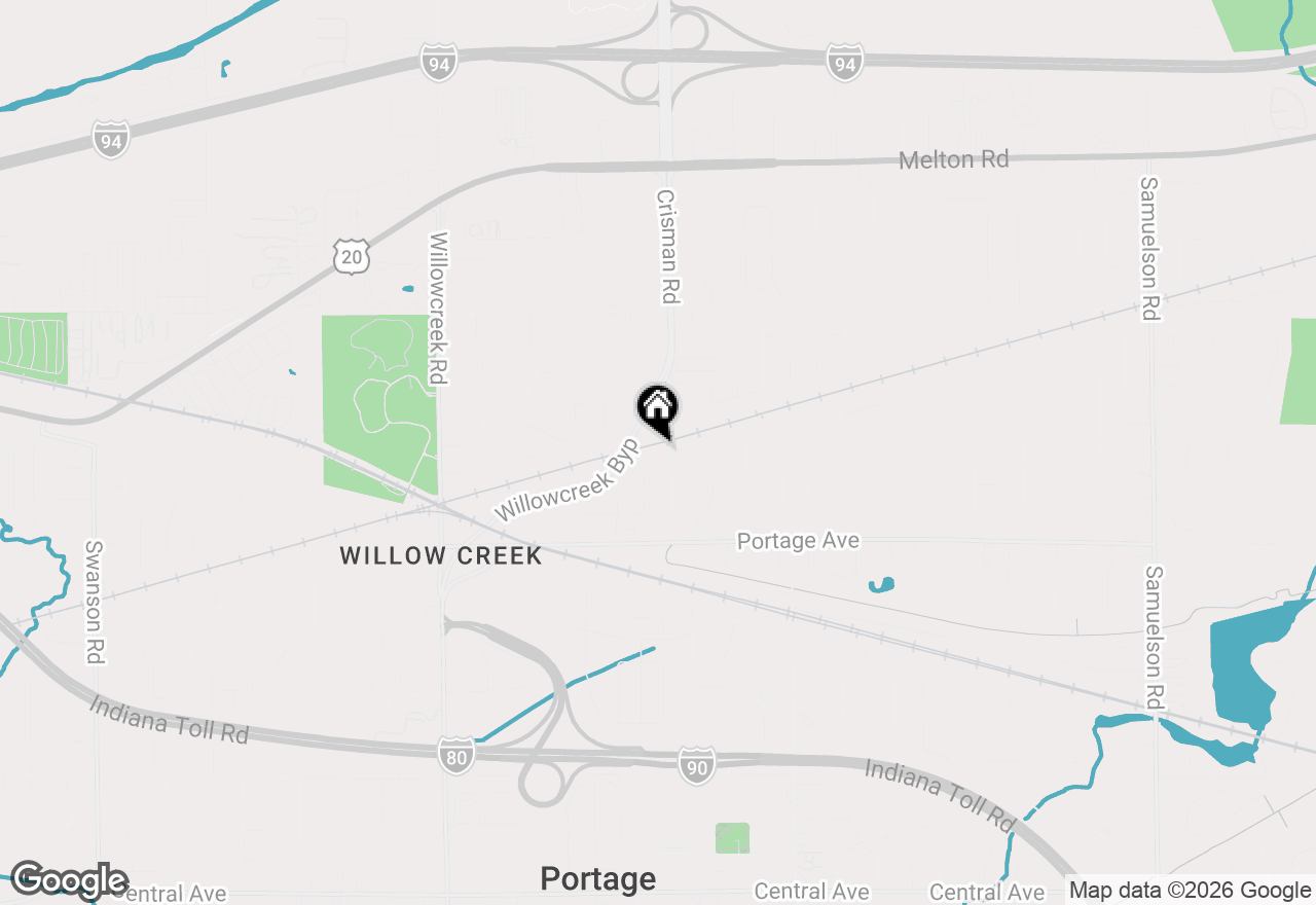 Map of 2152 Crisman Road, Portage, IN 46368