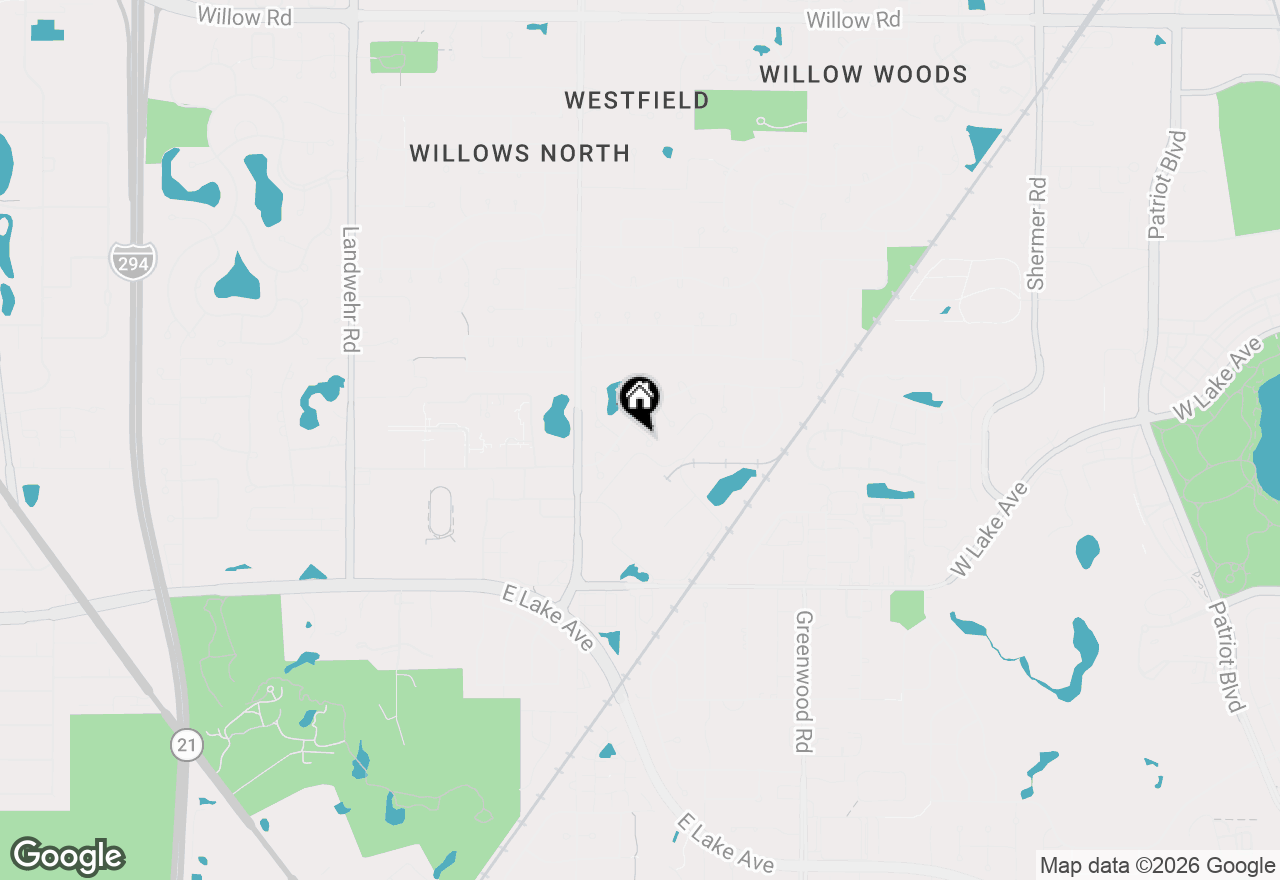 Map of 2064 Norwich Court, Glenview, IL 60026