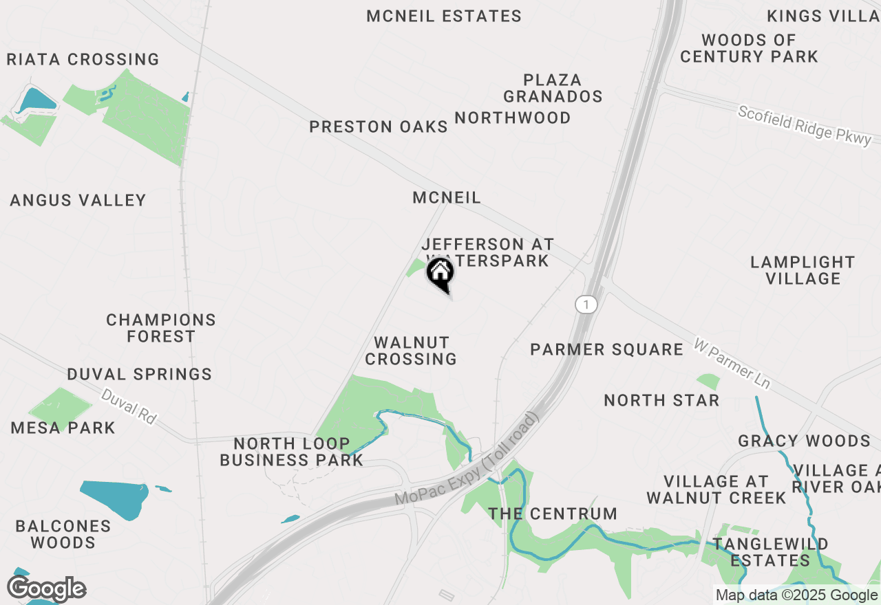 Map of 3503 Gable Dr, Austin, TX 78759