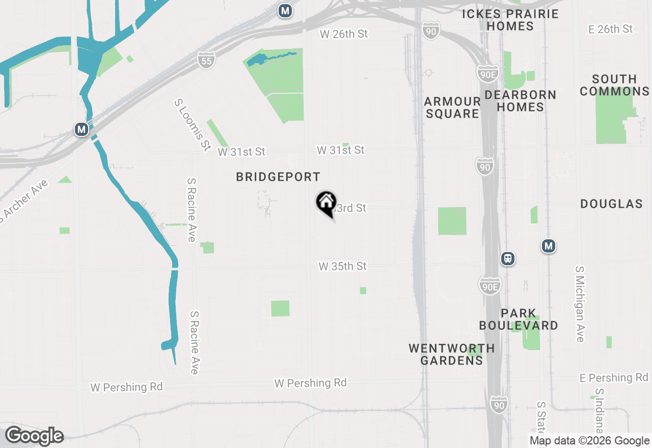 Map of 3333 S Emerald Avenue, Chicago, IL 60616