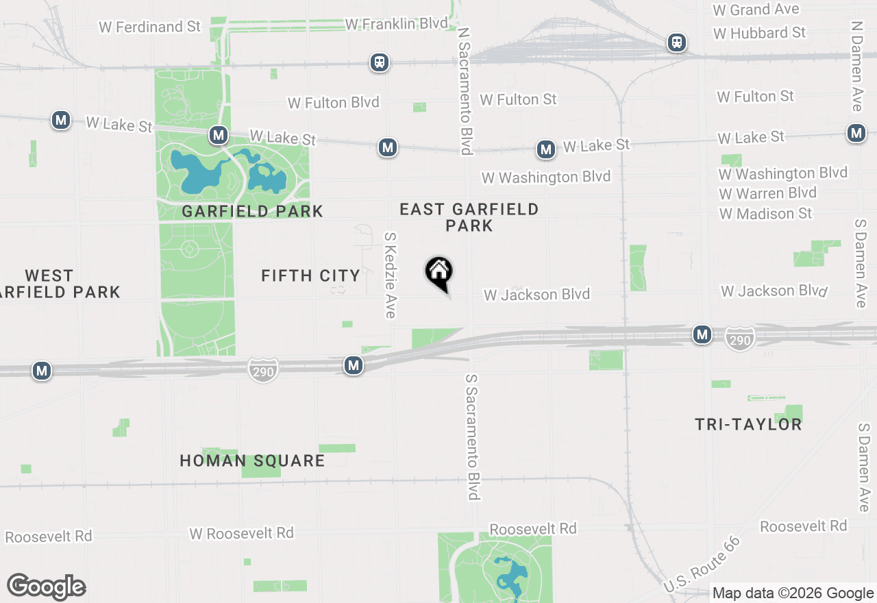 Map of 3051 W Jackson Boulevard, Chicago, IL 60612