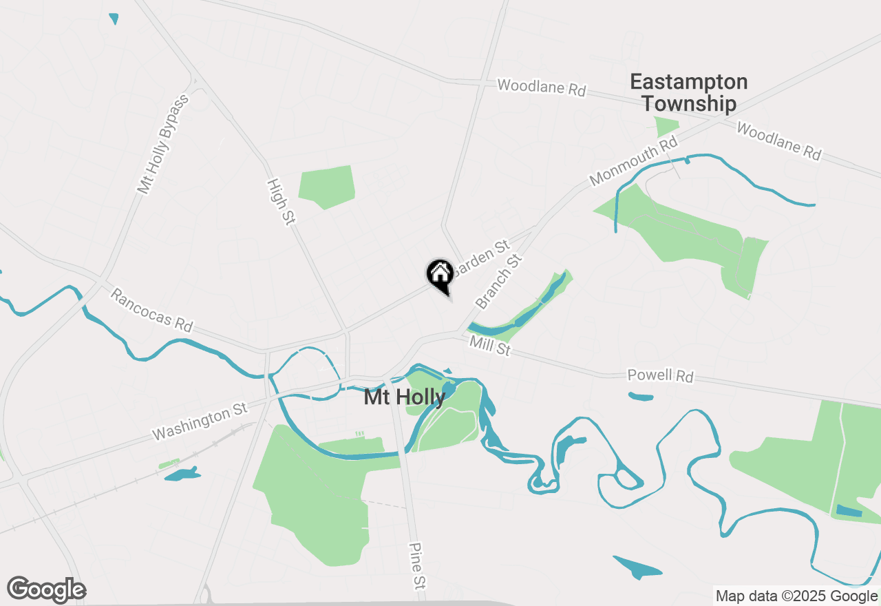 Map of 37 Mount Holly Avenue, Mount Holly, NJ 08060