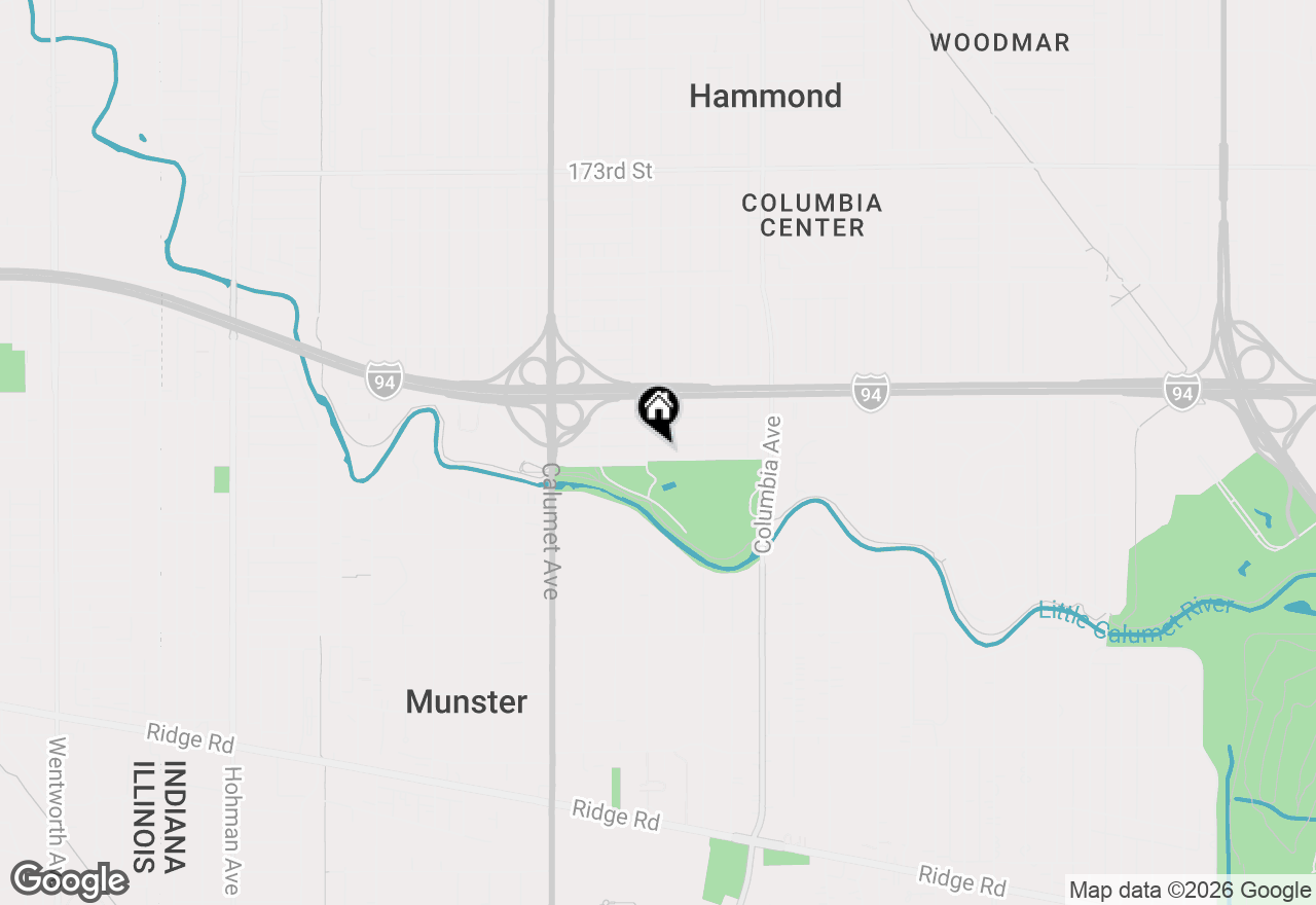 Map of 1009 River Drive, Hammond, IN 46324