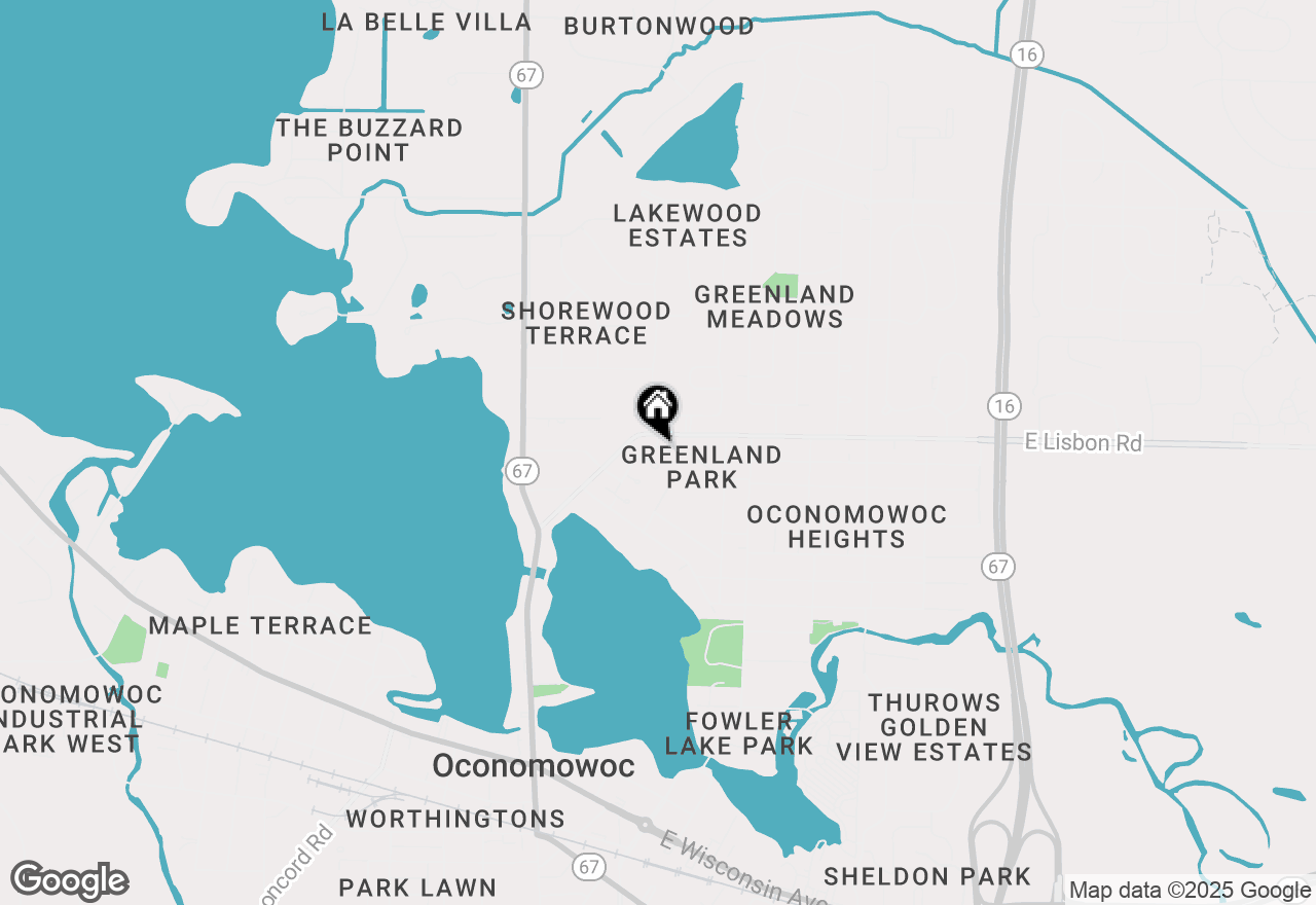 Map of 601 Pine Ter, Oconomowoc, WI 53066
