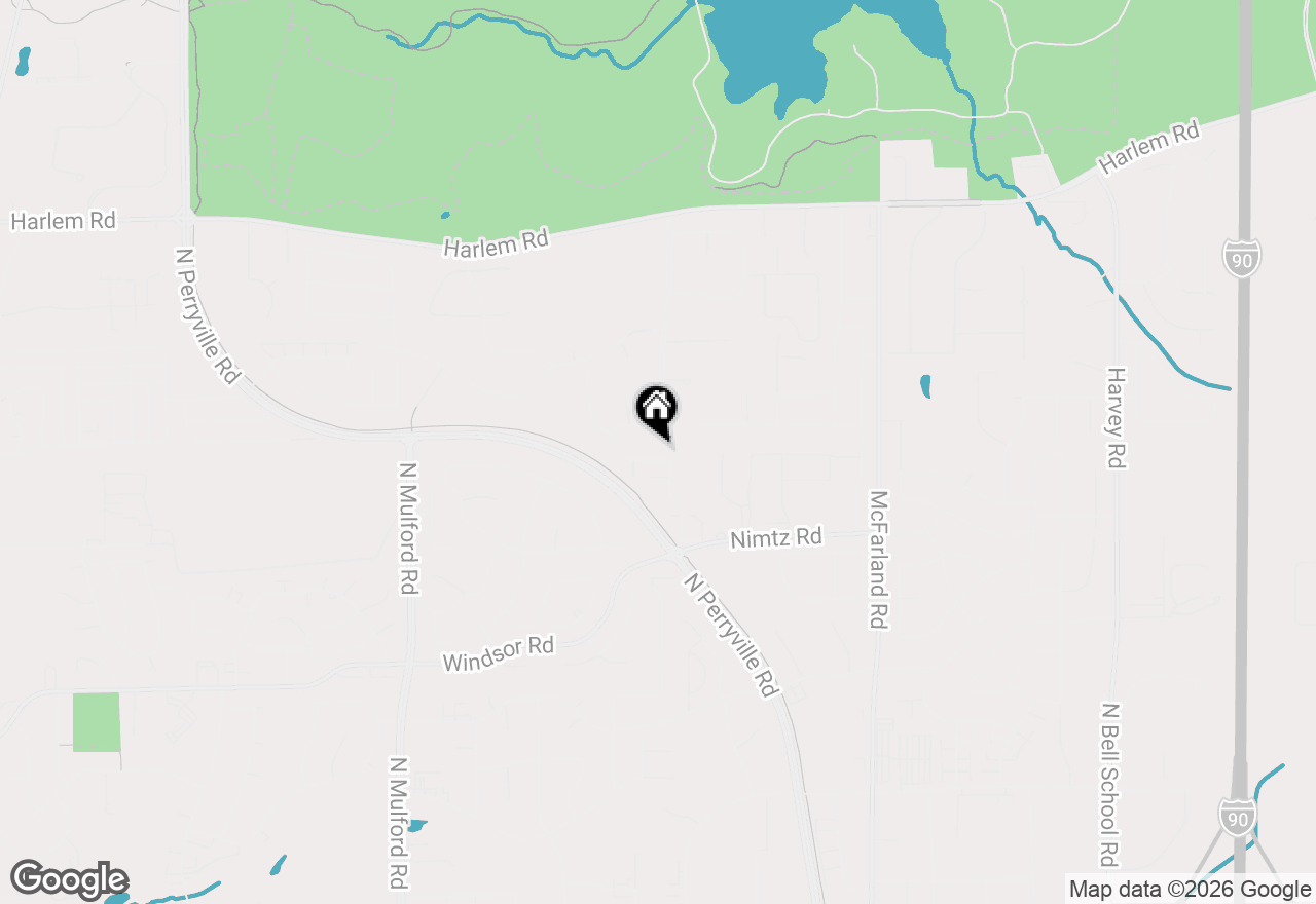 Map of 6520 Oak Crest Lane, Loves Park, IL 61111