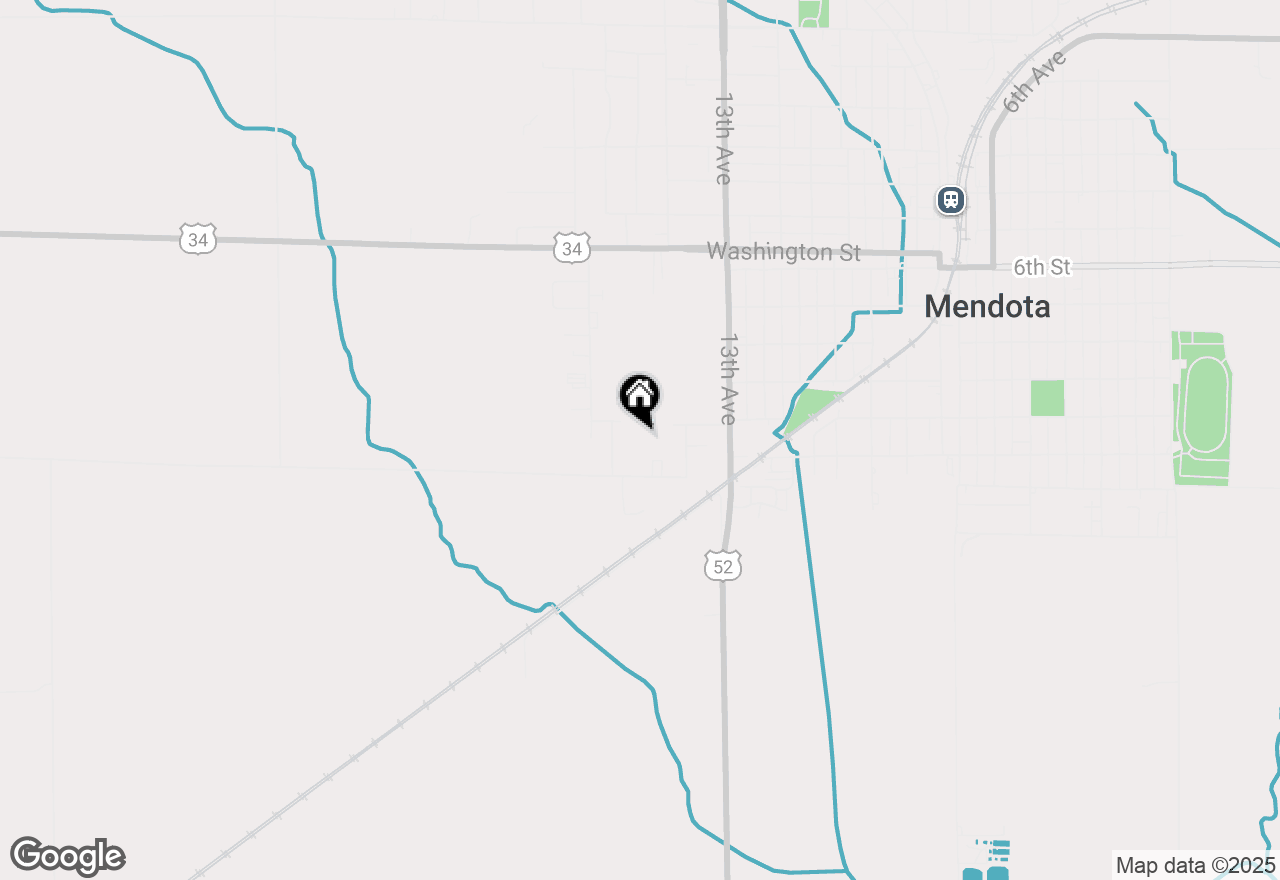 Map of (Address confidential), Mendota, Illinois 61342
