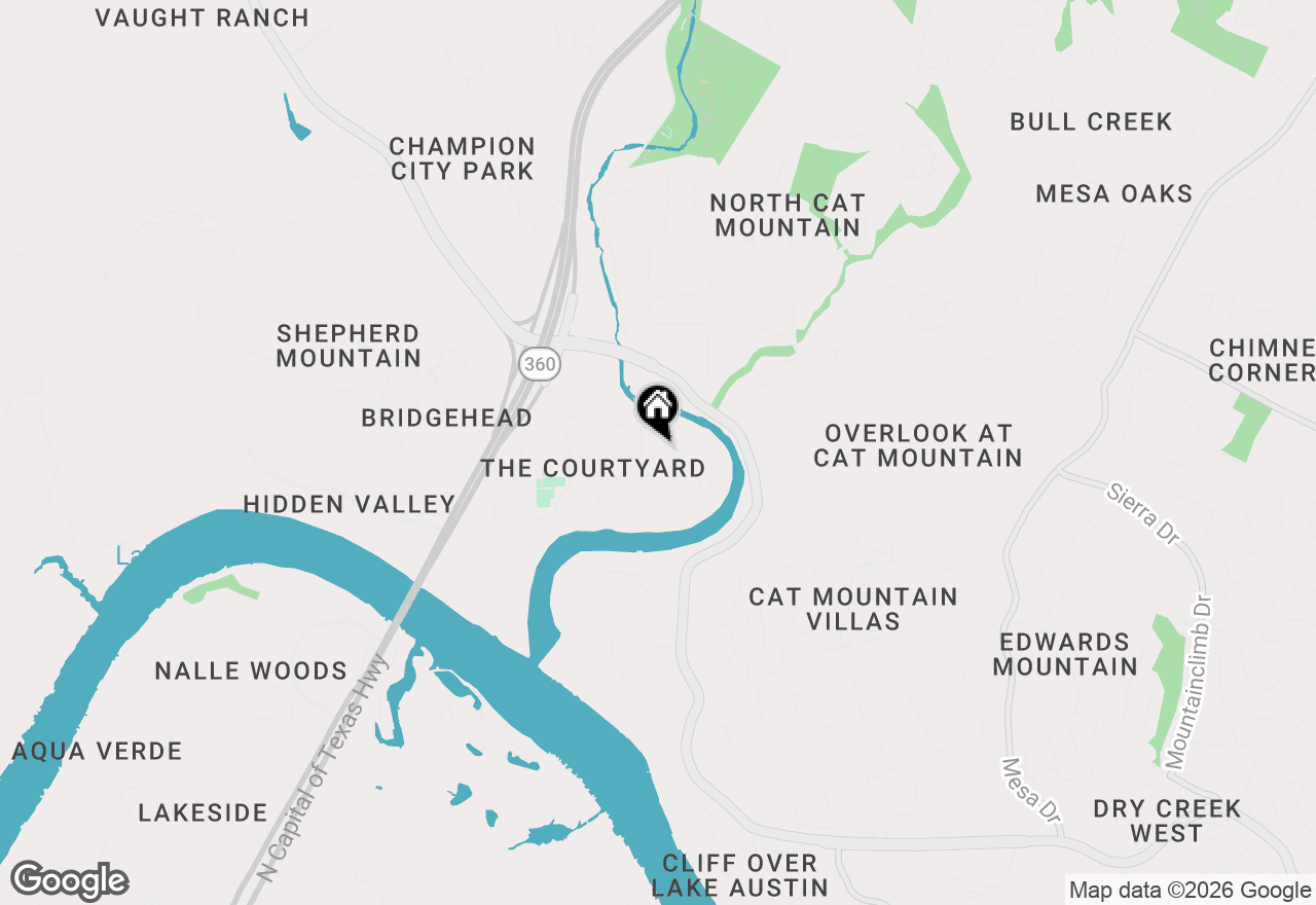 Map of 6000 Little Bull Cv, Austin, TX 78731