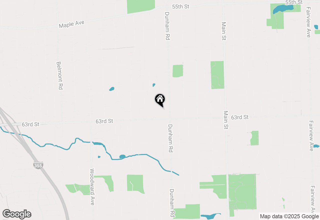 Map of 1431 62nd Street, Downers Grove, IL 60516