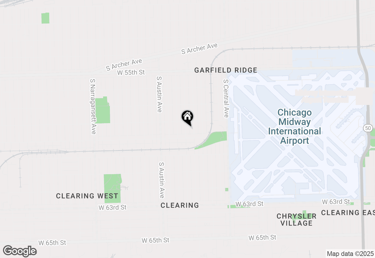 Map of 5827 S Monitor Avenue, Chicago, IL 60638