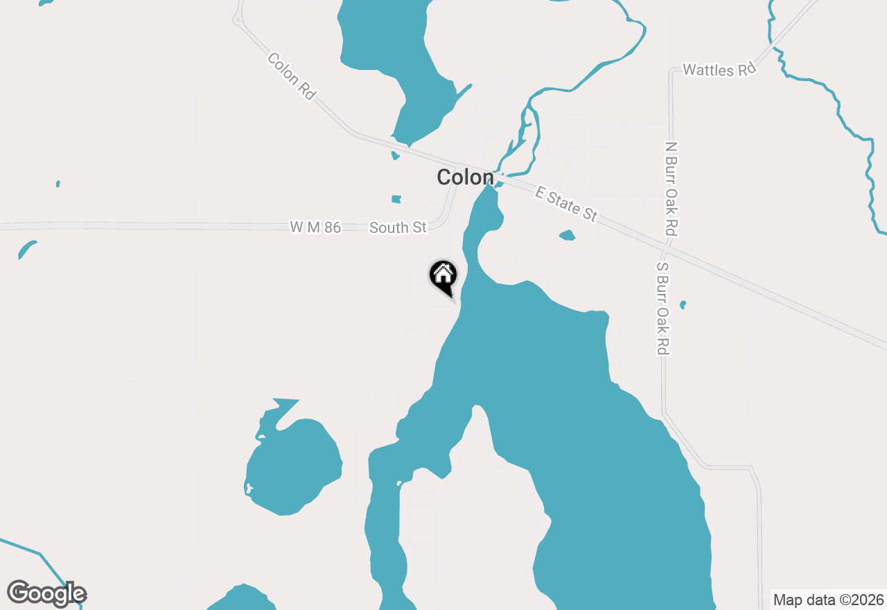Map of 642 Maple Street, Colon, MI 49040