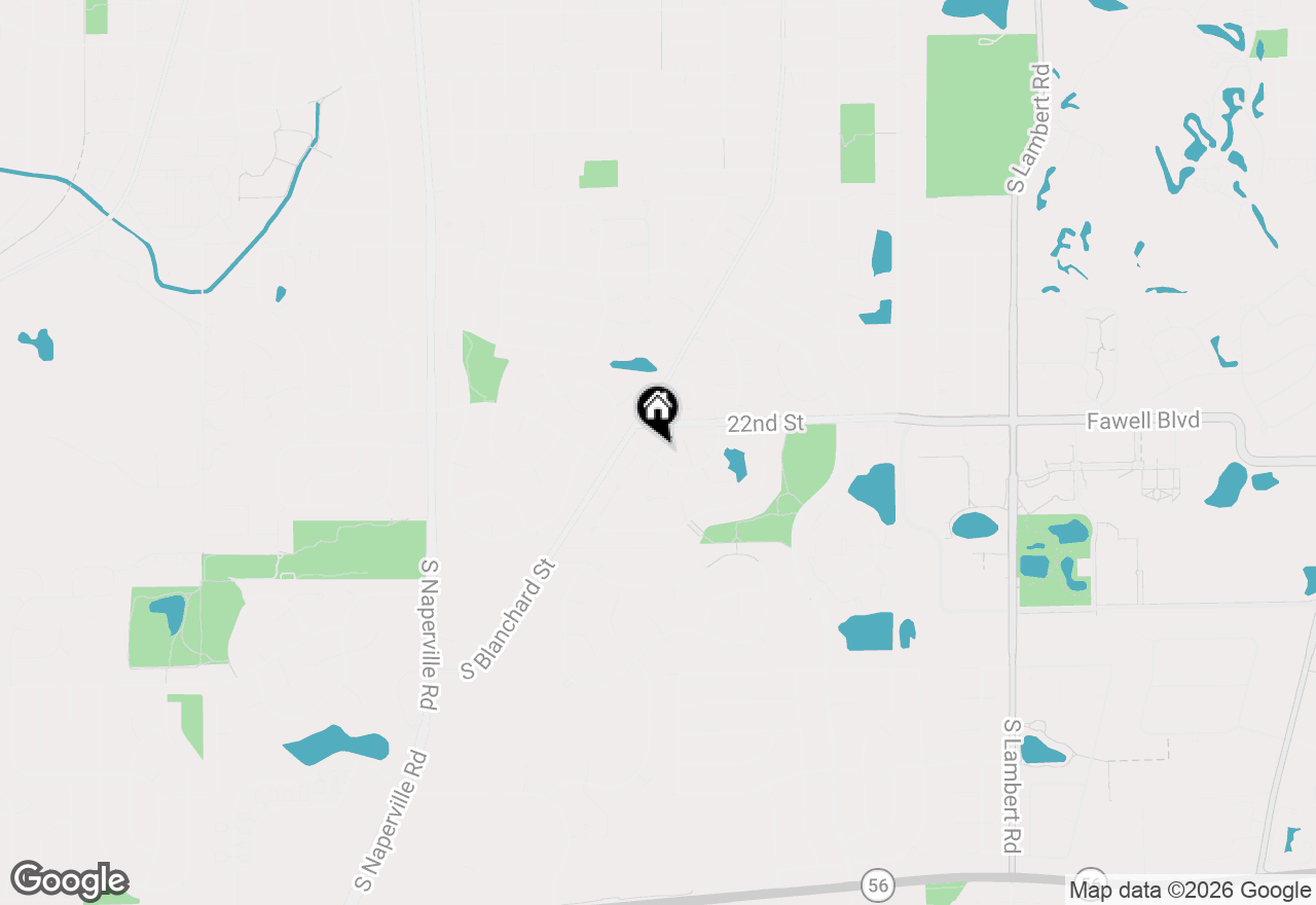Map of 1675 Valley Forge Court #C, Wheaton, IL 60189