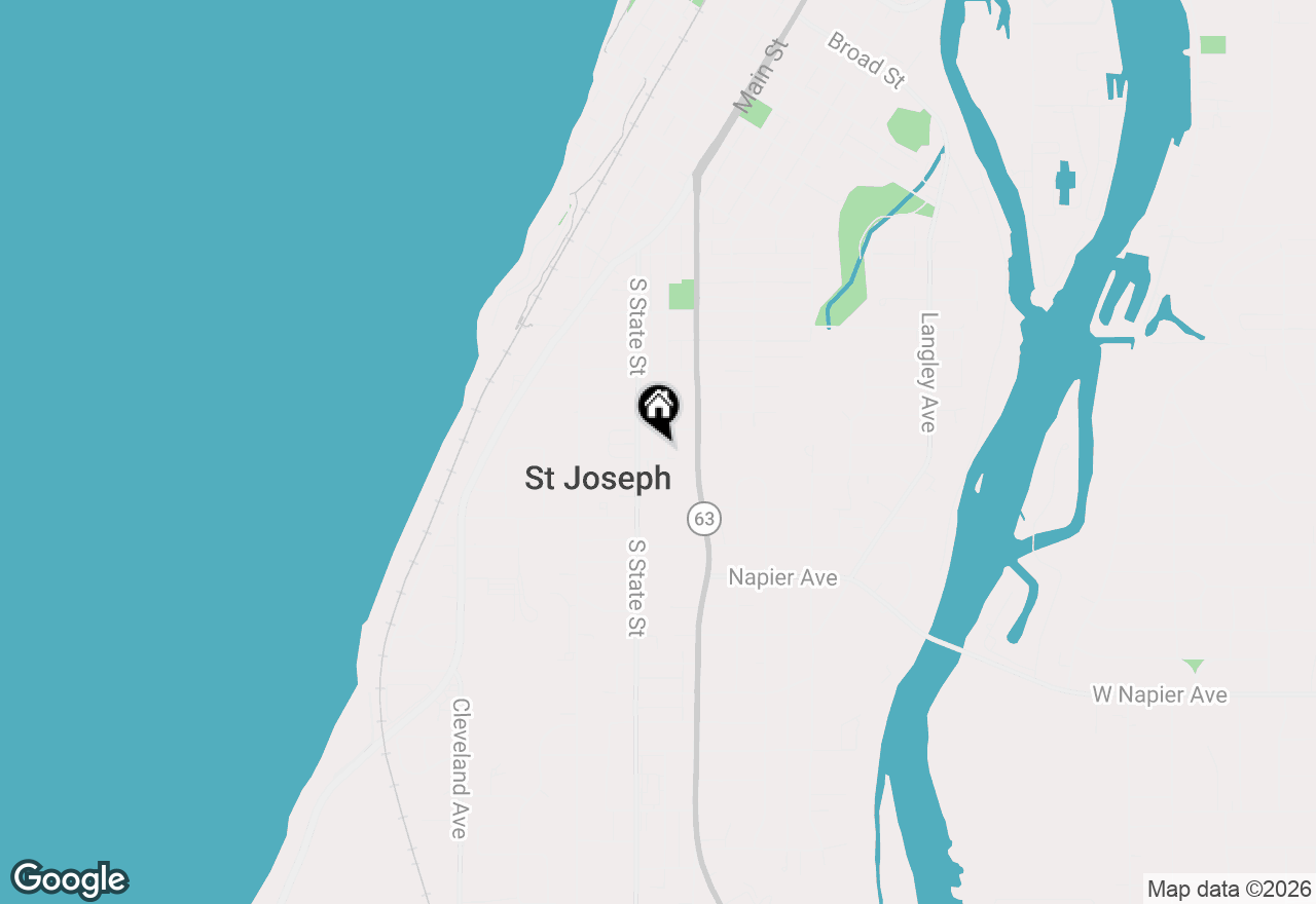 Map of 2010 Forres Avenue, St. Joseph, MI 49085